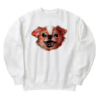 299oflifeのおどろきチワワ Heavyweight Crew Neck Sweatshirt