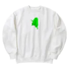 futagonoasobiのGreen butterfly Heavyweight Crew Neck Sweatshirt