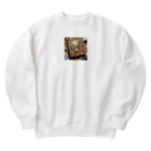 kumakuma____のクスリ絵2 Heavyweight Crew Neck Sweatshirt