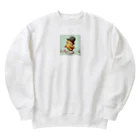 「動物ミリ屋」のピヨピヨ歩きましょ Heavyweight Crew Neck Sweatshirt