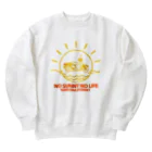 sunkuma_journeyのNO SUNNY NO LIFE Heavyweight Crew Neck Sweatshirt