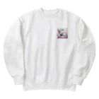 きままにまにまにの優美幻想 Heavyweight Crew Neck Sweatshirt