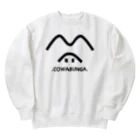 .COWABUNGA.の.COWABUNGA. ベーシックロゴ（黒） Heavyweight Crew Neck Sweatshirt