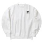 アニマルアーティファクトの猫ロゴ Heavyweight Crew Neck Sweatshirt