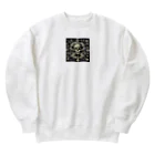 heart-sの海賊旗風スカル Heavyweight Crew Neck Sweatshirt