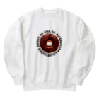 ソルグラフィコ(社員)のカロリーゼロ理論(ドーナツ) Heavyweight Crew Neck Sweatshirt