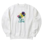 CAT LOVERSのCAT LOVE 猫愛❤️ Heavyweight Crew Neck Sweatshirt