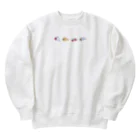 栗坊屋の幼魚だから小さいよ Heavyweight Crew Neck Sweatshirt