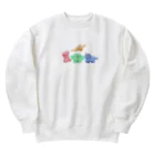 点々丸天丸_ｵｵﾄﾘﾃﾌのDINOSAURIA 恐竜 Heavyweight Crew Neck Sweatshirt