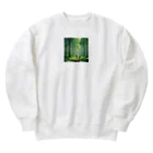 tentetenの高い木と森と人 Heavyweight Crew Neck Sweatshirt