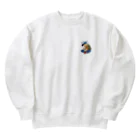 さとうです(イラスト)の土星さん Heavyweight Crew Neck Sweatshirt