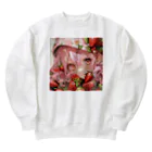 ぶーたんのいちごの夢幻 Heavyweight Crew Neck Sweatshirt