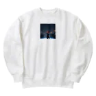 tentetenの雨の中の歌 Heavyweight Crew Neck Sweatshirt