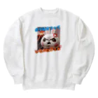 tsukino-utenaのもの凄く怒っているのに全然怖くないウサギさん Heavyweight Crew Neck Sweatshirt