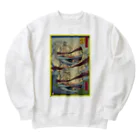 KHD888の馬喰町初音の馬場 Heavyweight Crew Neck Sweatshirt