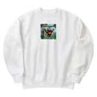 ナマケモノstoreのハンモックに揺られるナマケモノ Heavyweight Crew Neck Sweatshirt