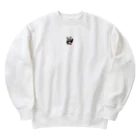 rakutenitibaの喜んでいるパンダ Heavyweight Crew Neck Sweatshirt