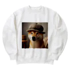 ANTARESのおでかけ柴犬 Heavyweight Crew Neck Sweatshirt