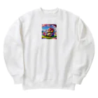 ふわもこパラダイスのルミナリア Heavyweight Crew Neck Sweatshirt