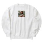 1 0の夏目ひかり Heavyweight Crew Neck Sweatshirt