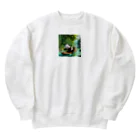 nagisa_riumanの冒険パンダ Heavyweight Crew Neck Sweatshirt