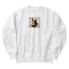 チワワ愛好家ショップのペット愛好家にぴったりのアート作品✨ Heavyweight Crew Neck Sweatshirt