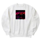 パワドラのネオンカラーで輝く都市2 Heavyweight Crew Neck Sweatshirt