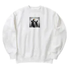 chaochao0701のカバと小鳥の友情 Heavyweight Crew Neck Sweatshirt