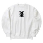 frenchbulludogのフレブルなっちゃん Heavyweight Crew Neck Sweatshirt