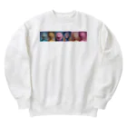 かてこの洋服販売所のカラフルニコちゃん Heavyweight Crew Neck Sweatshirt