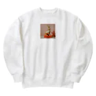 _euphoria_の黄金のうさぎ Heavyweight Crew Neck Sweatshirt