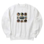 MOONY'S Wine Closetの夢心地な月夜の小さなワイン屋さん Heavyweight Crew Neck Sweatshirt