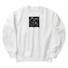 u_me_u_meのピカソ風2 Heavyweight Crew Neck Sweatshirt