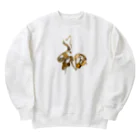 calligra_rtの【和】a land of gold Heavyweight Crew Neck Sweatshirt