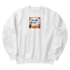 jamuojisanの面白い年収低すぎグッズ Heavyweight Crew Neck Sweatshirt