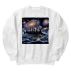 daikoku3の空かける小人たち Heavyweight Crew Neck Sweatshirt