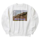 もふもふポメ　のタイのミズオオトカゲ Heavyweight Crew Neck Sweatshirt