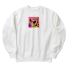 にっしーの部屋の元気です！ナマケモノ Heavyweight Crew Neck Sweatshirt