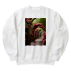 AQUAMETAVERSEの椿のドーム　なでしこ1478 Heavyweight Crew Neck Sweatshirt