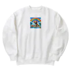 キューピットのアロハワンコ Heavyweight Crew Neck Sweatshirt