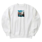 Pixel Art Goodsのヴェネチア（pixel art） Heavyweight Crew Neck Sweatshirt