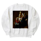 世界美術商店のマルタとマリアの家のキリスト / Christ in the House of Martha and Mary Heavyweight Crew Neck Sweatshirt