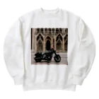 the blue seasonのゴシックの影に佇む漆黒のバイク Heavyweight Crew Neck Sweatshirt