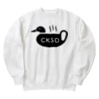 caféかも食堂のかも太郎くんgoods Heavyweight Crew Neck Sweatshirt