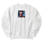 MTHのデータを分析するミニブタ Heavyweight Crew Neck Sweatshirt