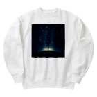 プラネテスの春の星座に包まれて Heavyweight Crew Neck Sweatshirt