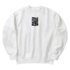 ○○の不思議のパレットの不思議 Heavyweight Crew Neck Sweatshirt