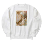 AQUAMETAVERSEの小物入れ、可愛い　なでしこ1478 Heavyweight Crew Neck Sweatshirt