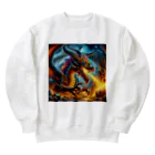 hyt1991のドラゴンファイヤー Heavyweight Crew Neck Sweatshirt