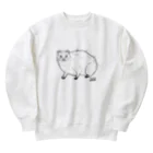 カツカレーのイワダヌキ（淡色） Heavyweight Crew Neck Sweatshirt